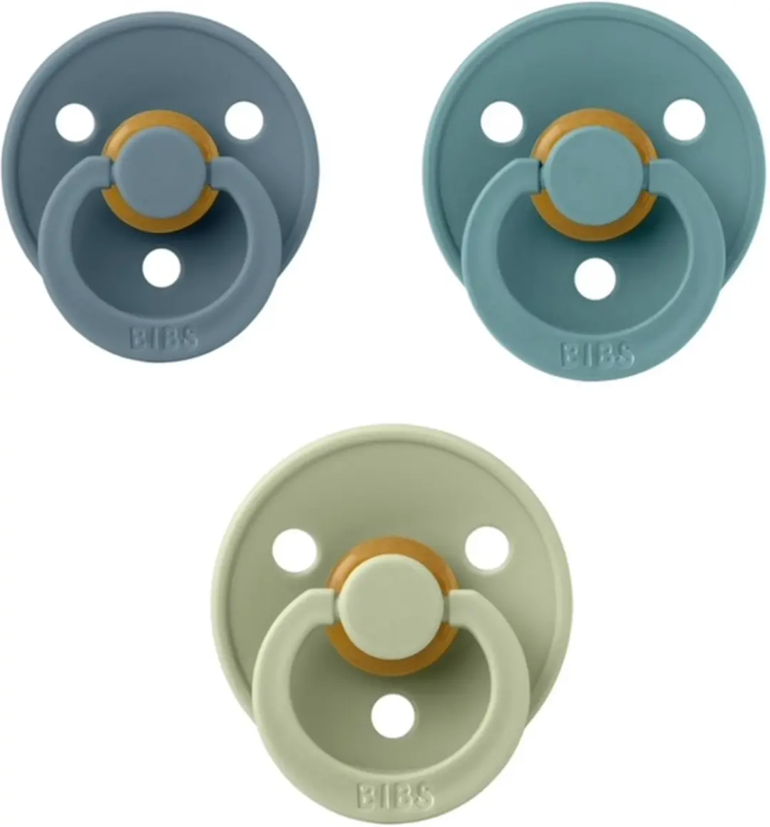 BIBS Fopspeen 0-6 Maanden Set 3 Stuks