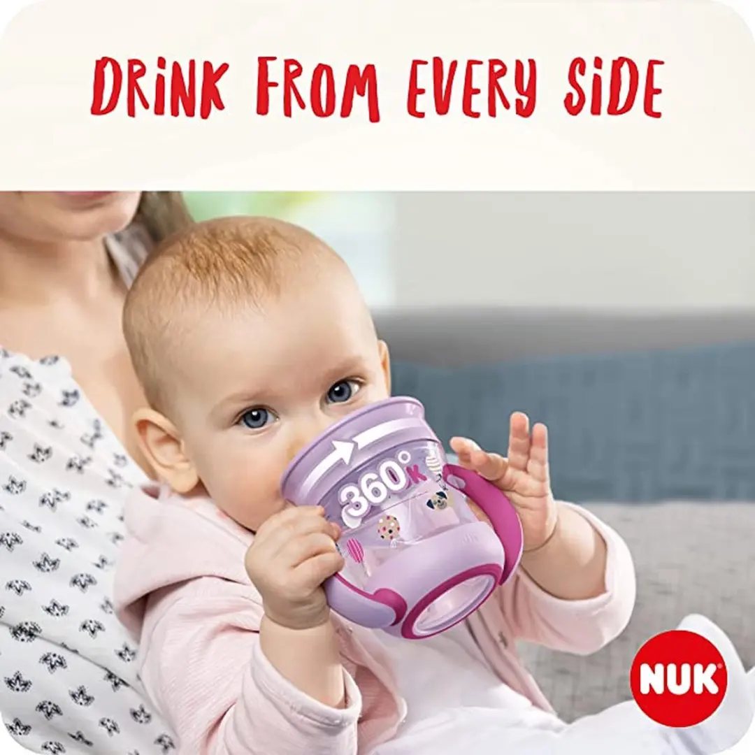 NUK Mini Magic Cup 160ml Drinkbeker - Roze
