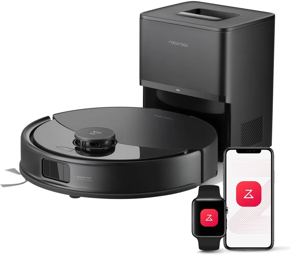 Roborock Q10 PF+ Robotstofzuiger - 10000Pa Zwart