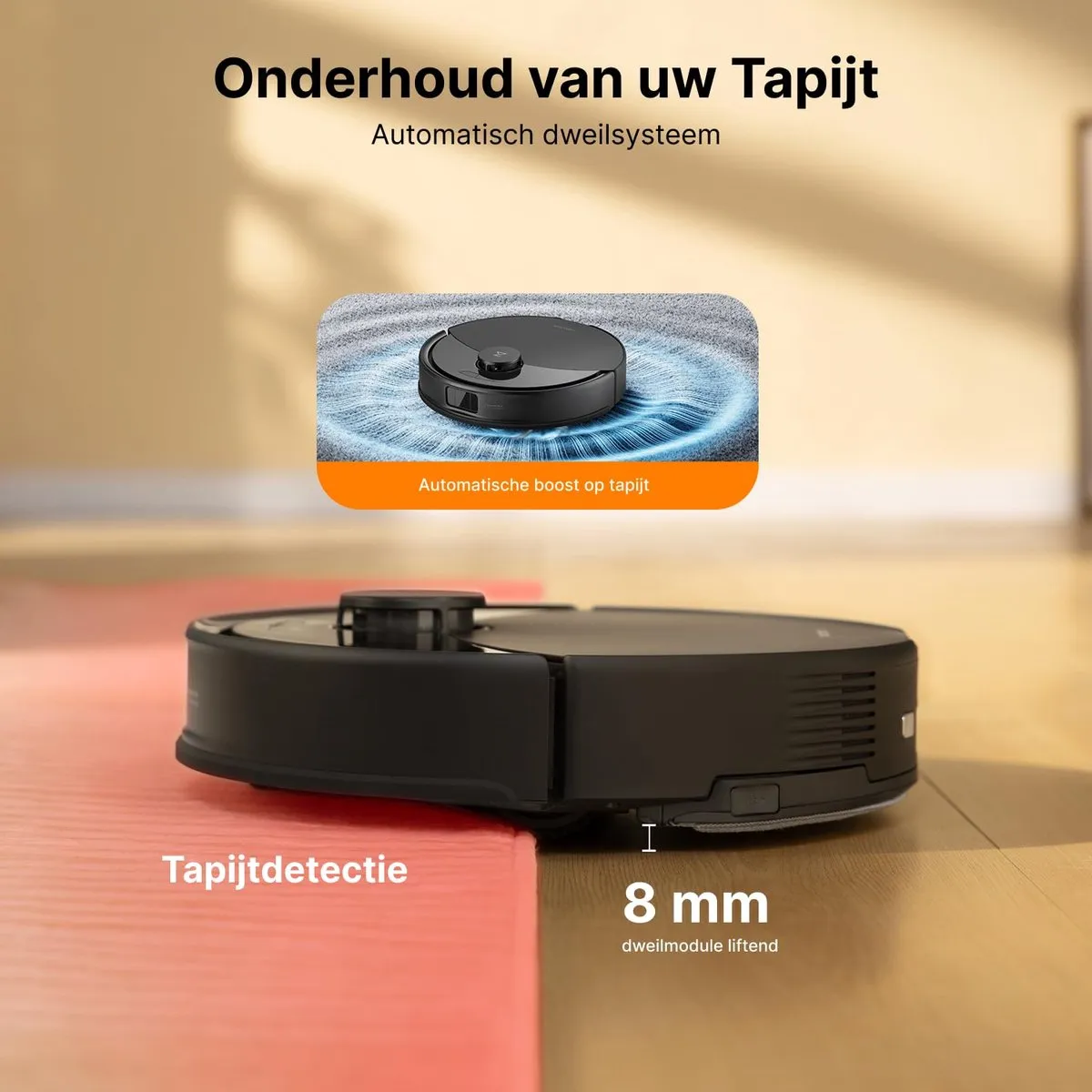 Roborock Q10 PF+ Robotstofzuiger - 10000Pa Zwart - afbeelding 6 van 6