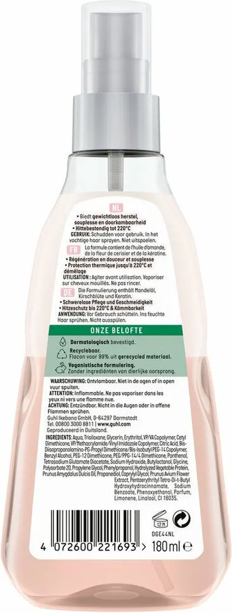 Guhl Rijke Voeding Intensive Spray Treatment 180ml