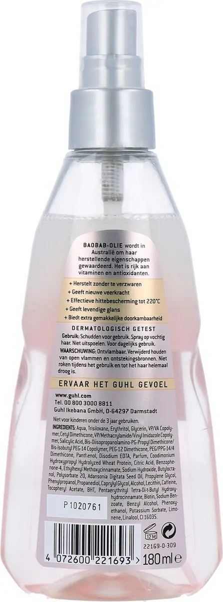 Guhl Rijke Voeding Intensive Spray Treatment 180ml