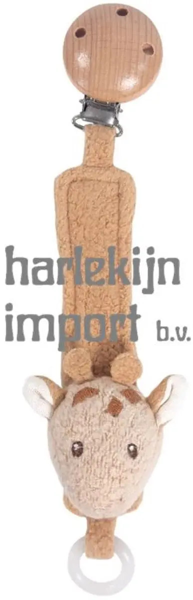 Egmont Toys Knuffel Speenketting Giraf Leonie 20cm - Meerkleurig