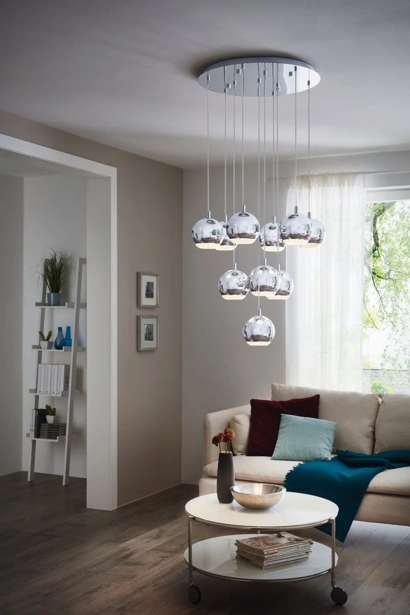 Eglo Conessa Hanglamp 10 Lichts Ø580mm - Chroom