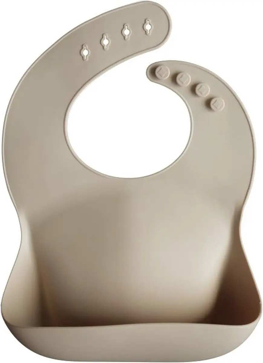 Mushie Siliconen Baby Slabbetje Tradewinds - BPA-vrij