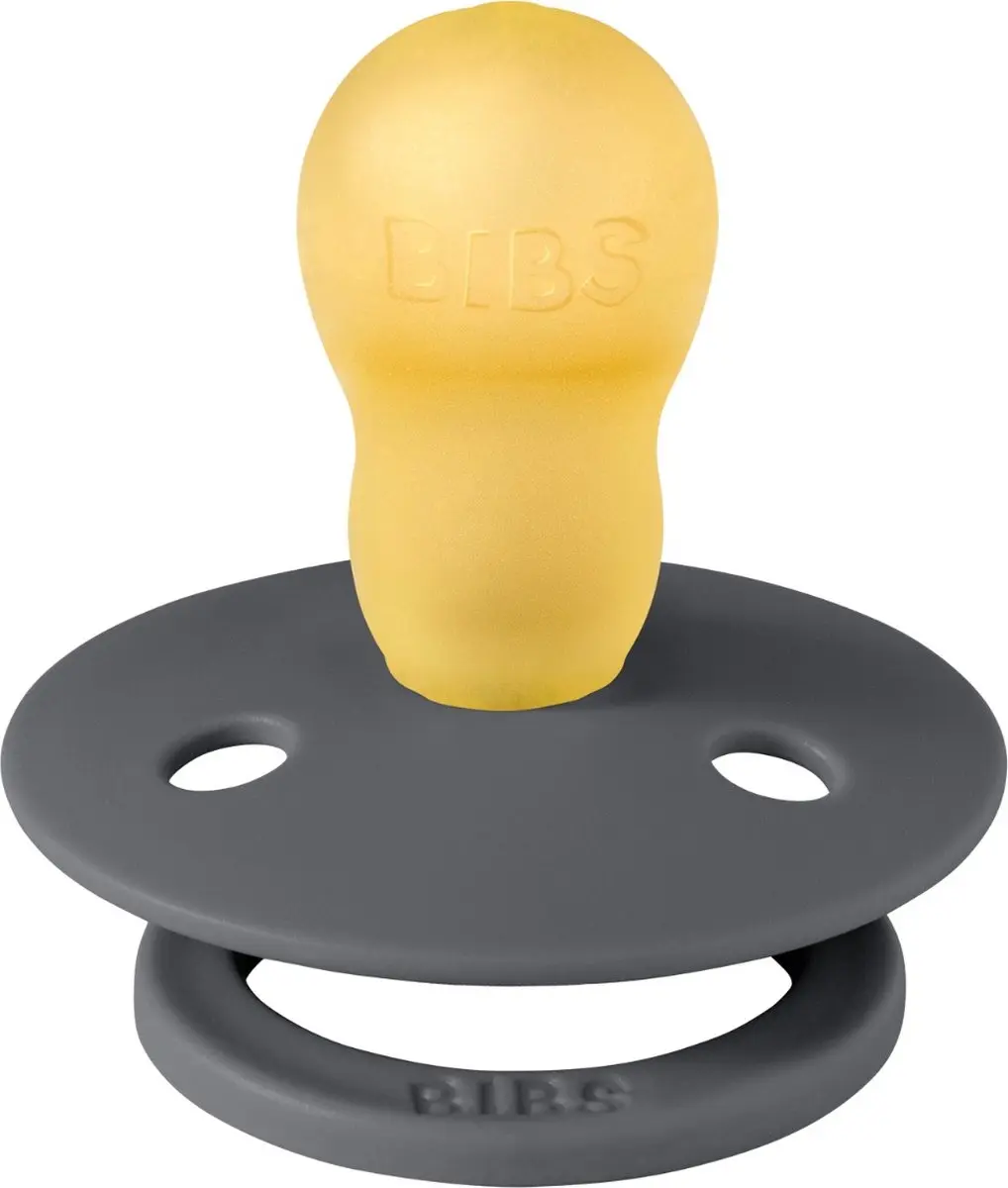 BIBS Fopspeen Rond 18+ Mnd - 2 Stuks - Sand/Iron
