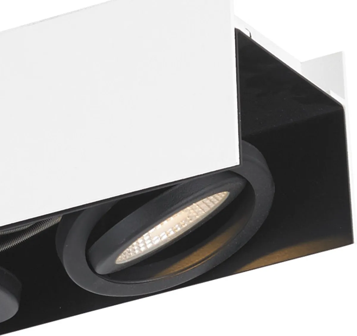 Eglo Vidago LED Plafondlamp 4-lichts - 3000K - Wit/Zwart