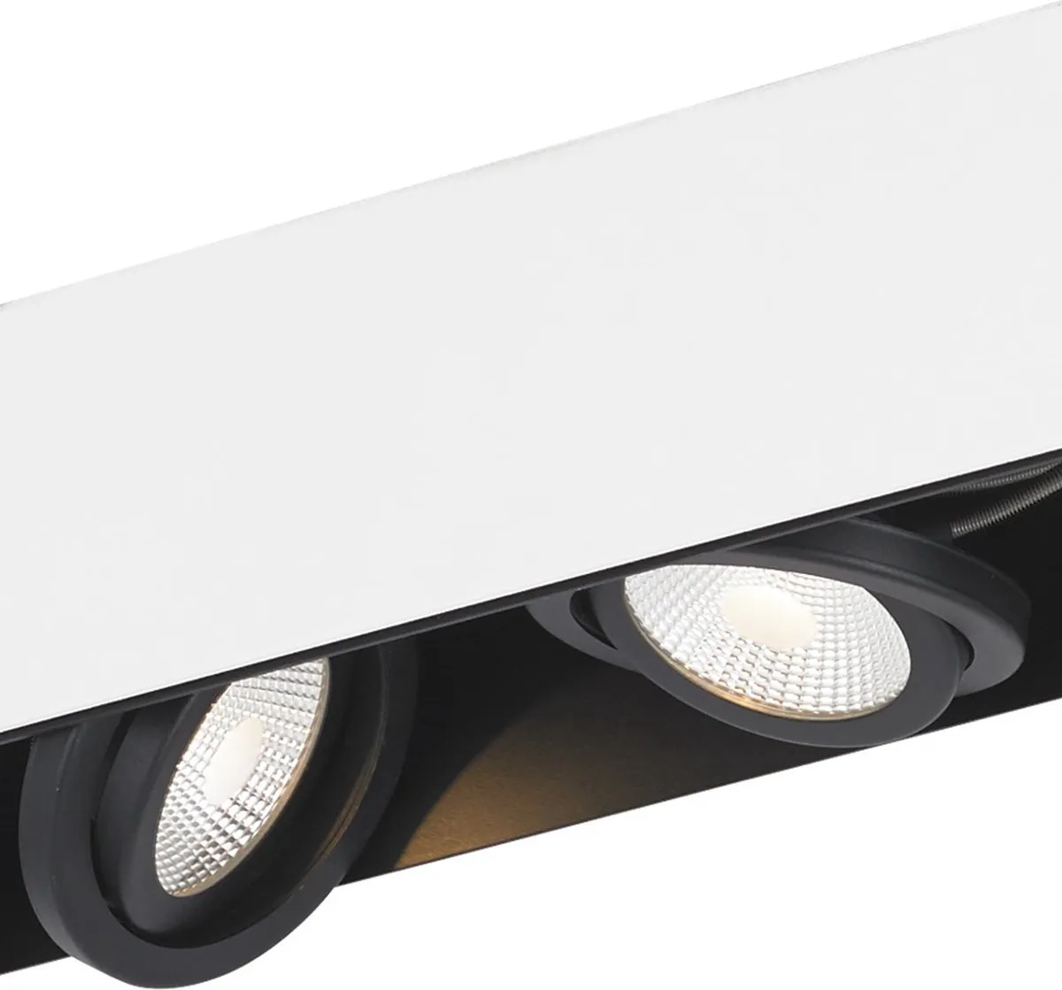 Eglo Vidago LED Plafondlamp 4-lichts - 3000K - Wit/Zwart