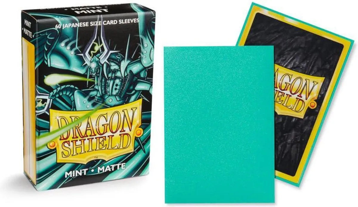 Asmodee Dragon Shield Japanese Matte Mint Card Sleeves 60 Stuks
