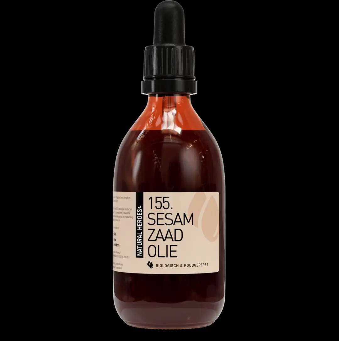 Natural Heroes Sesamzaadolie 300ml - Biologisch & Koudgeperst