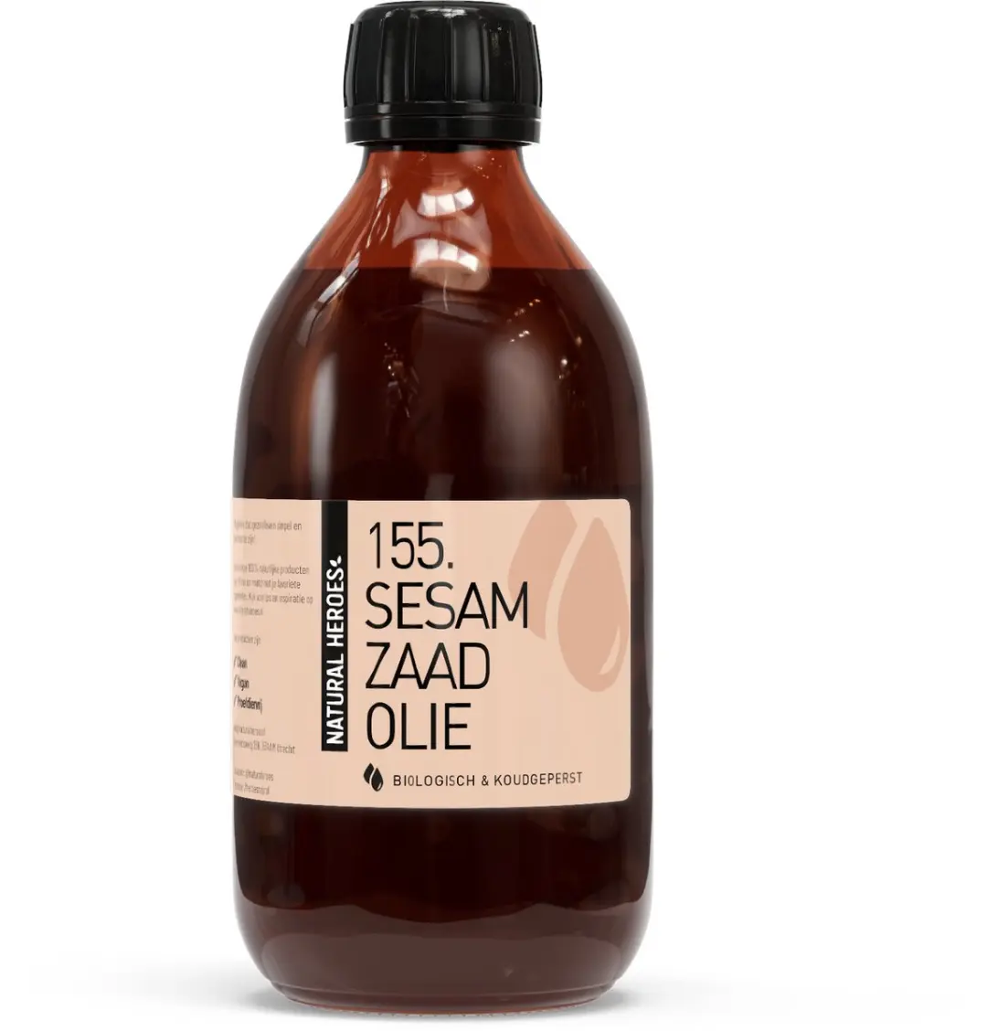 Natural Heroes Sesamzaadolie 300ml - Biologisch & Koudgeperst