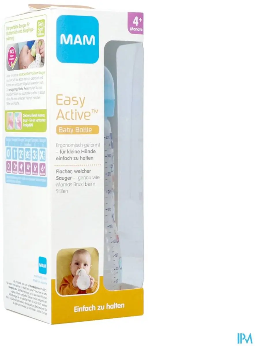 MAM Easy Active Babyfles 4+ maanden - afbeelding 4 van 4