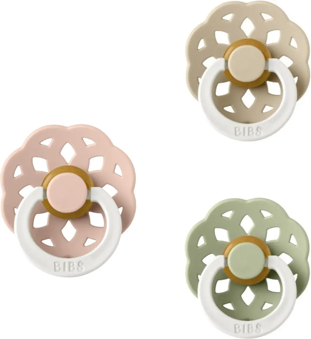 BIBS Boheme Fopspeen Set 3 Stuks
