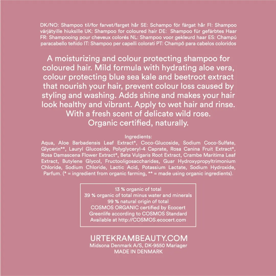 Urtekram Soft Wild Rose Shampoo 250ml