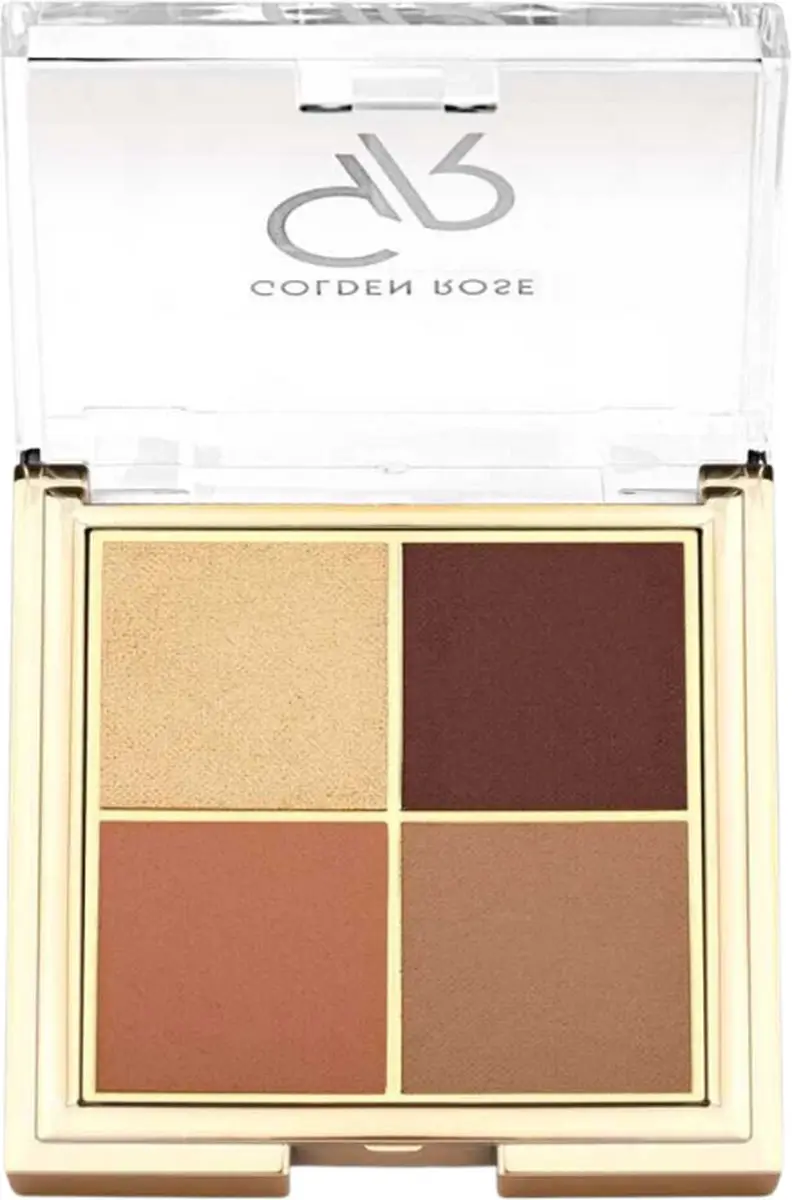 Golden Rose Quattro Eyeshadow Palette 06
