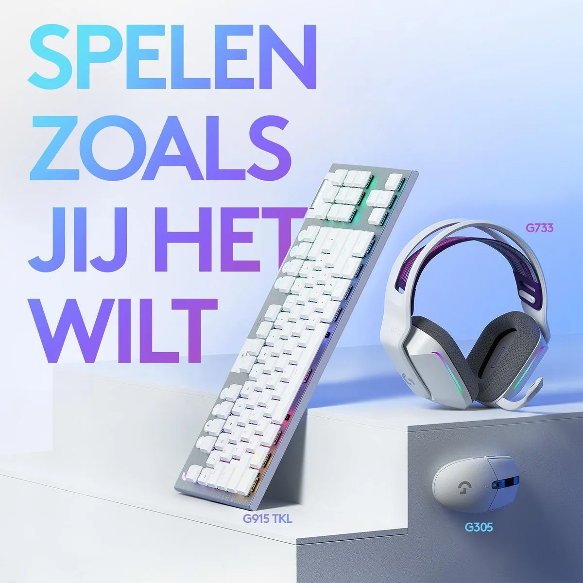 Logitech G G305 Draadloze Muis 910-005292 - 12.000 DPI - Wit