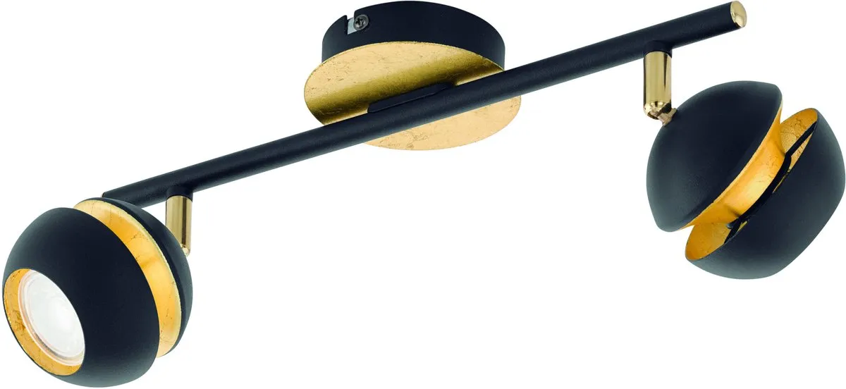 Eglo Nocito Spot 1 Licht - Ø110cm - Zwart/Goud