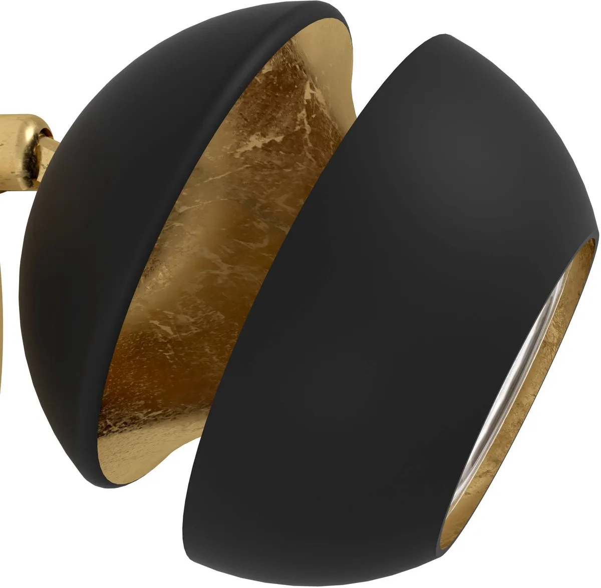 Eglo Nocito Spot 1 Licht - Ø110cm - Zwart/Goud
