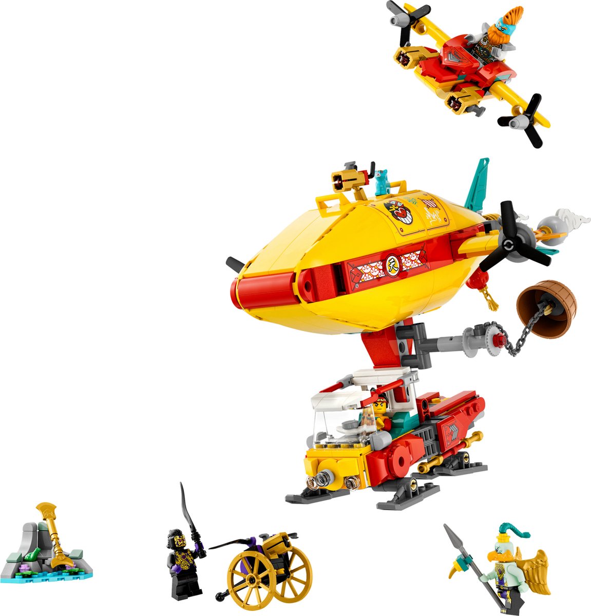 LEGO Monkie Kid 's Cloud Airship 80046, Bouwpakket, 7 jaar, Kunststof, 540 stuk(s), 747 g