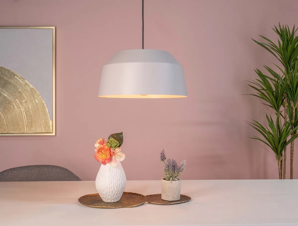 Eglo Contrisa Hanglamp E27 - Ø38cm Grijs - afbeelding 6 van 6