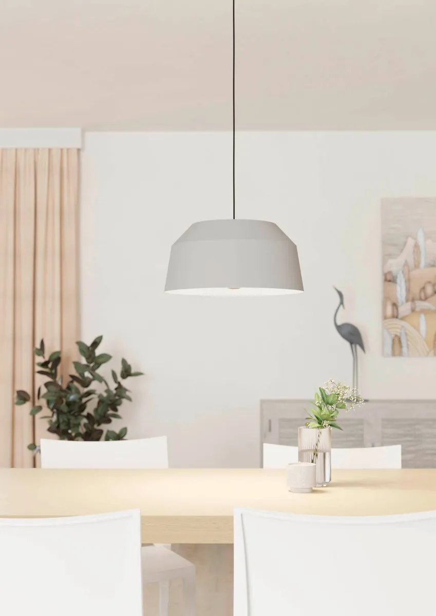 Eglo Contrisa Hanglamp E27 - Ø38cm Grijs