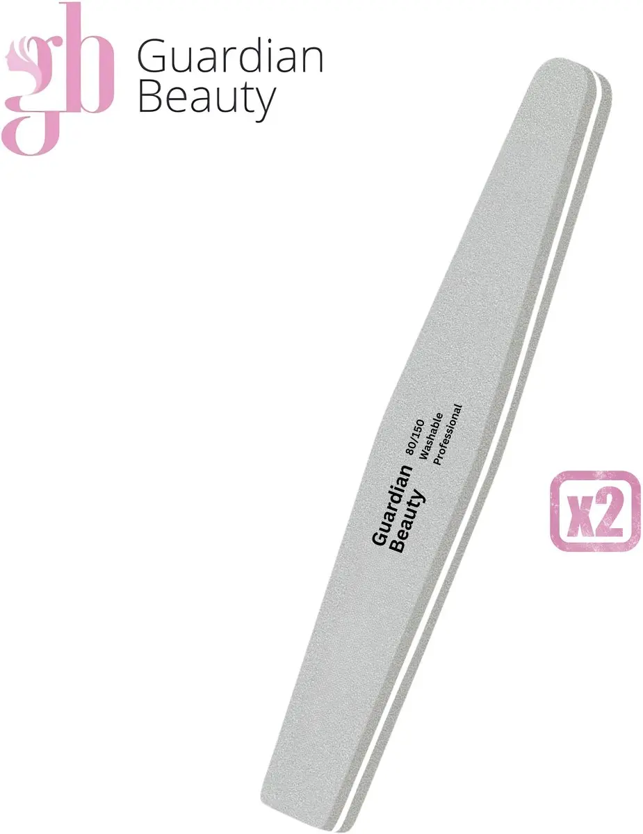 Guardian Beauty Nagelvijlset - 10 Stuks - Verschillende Korrelgroottes
