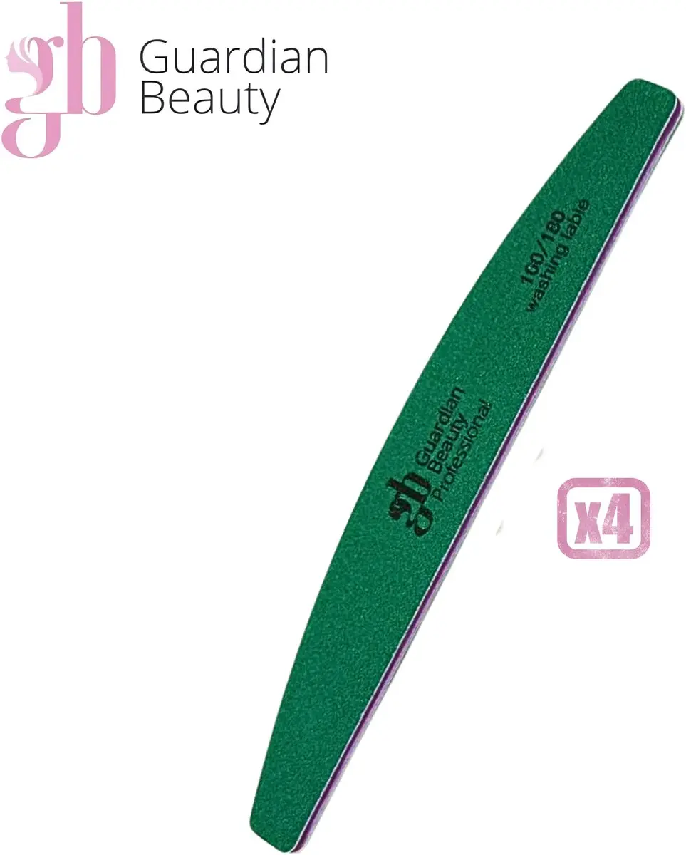 Guardian Beauty Nagelvijlset - 10 Stuks - Verschillende Korrelgroottes