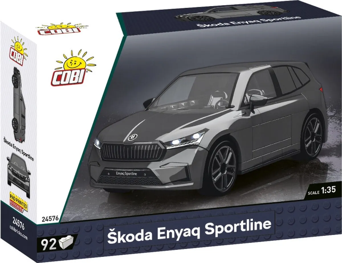 Cobi Enyaq Sportlijn COBI-24576 - 92 Stukken - Meerkleurig
