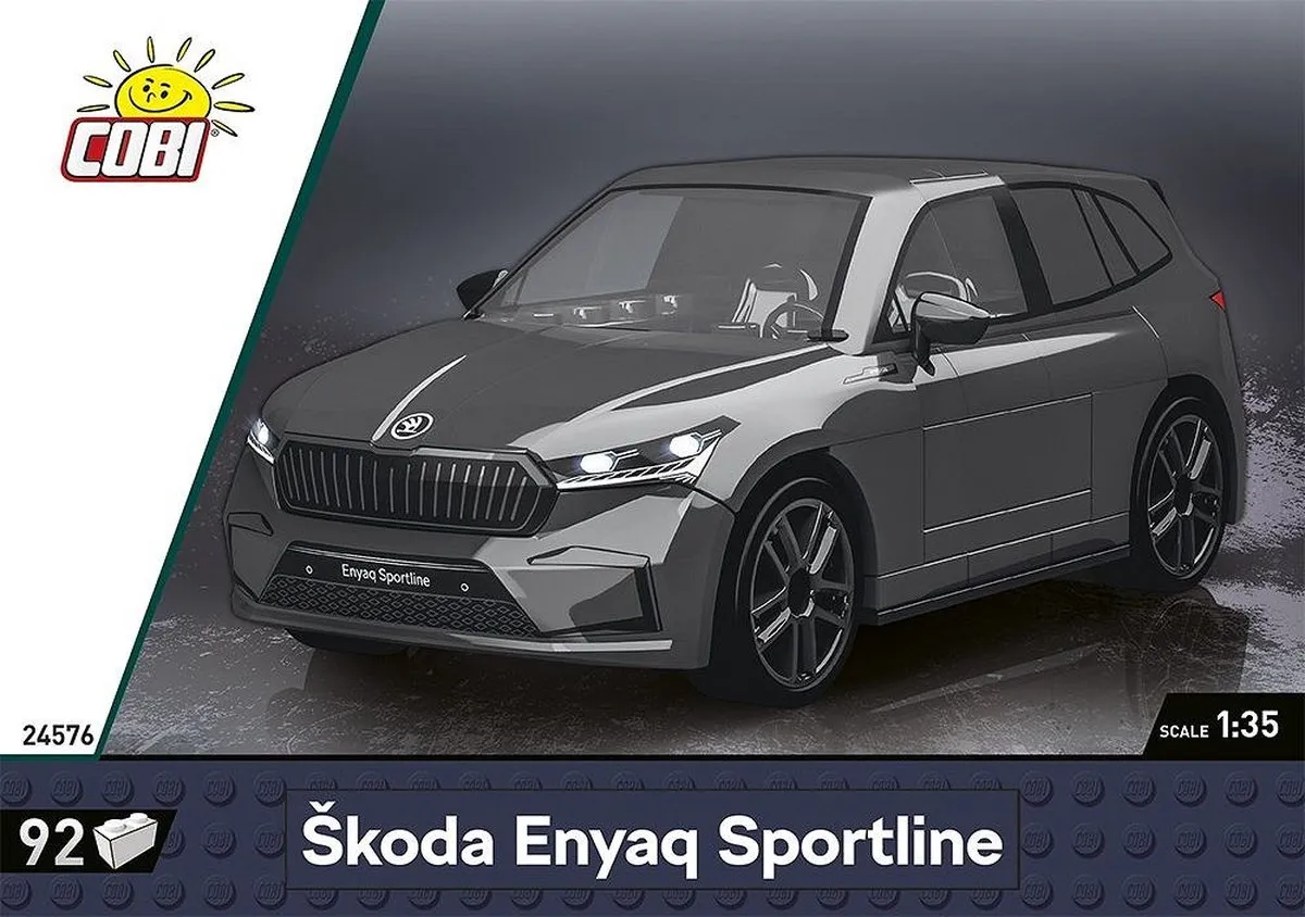 Cobi Enyaq Sportlijn COBI-24576 - 92 Stukken - Meerkleurig