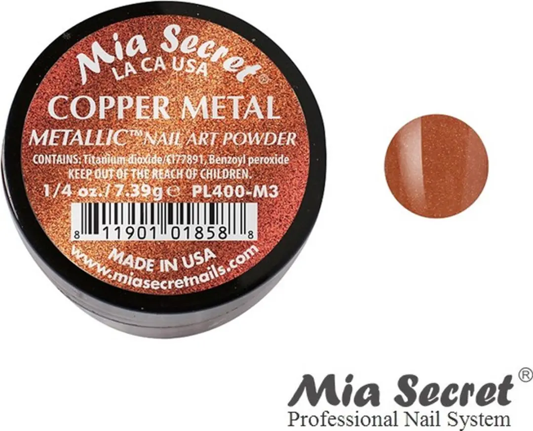 Mia Secret Acrylpoeder Copper Metal