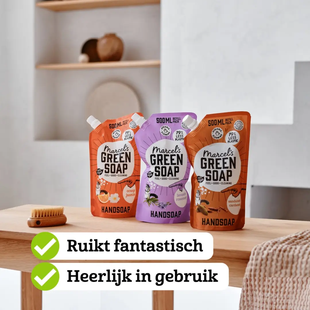 Marcel's Green Soap Handzeep Refill Sinaasappel & Jasmijn 3L