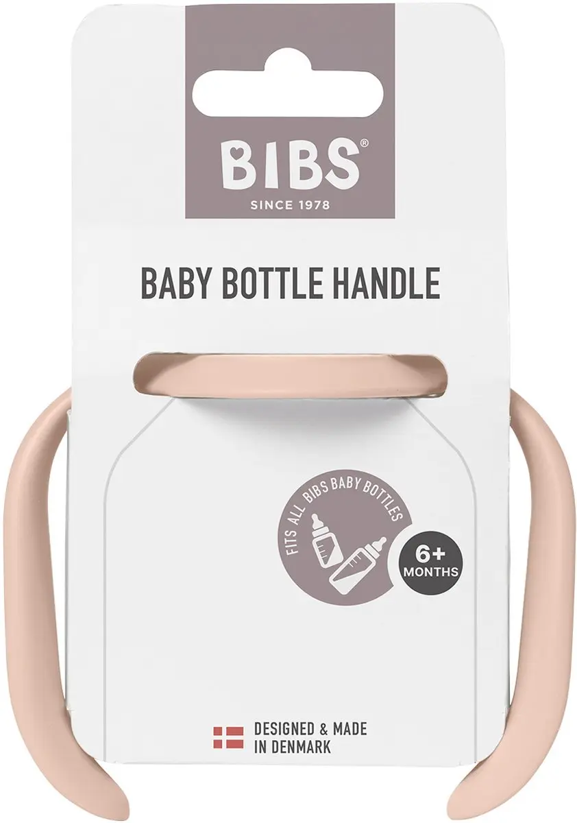 BIBS Babyfles Handgreep - Blush