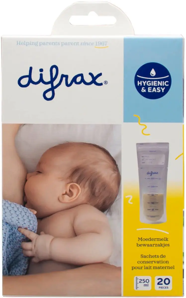 Difrax Moedermelk Bewaarzakjes - 20 Stuks