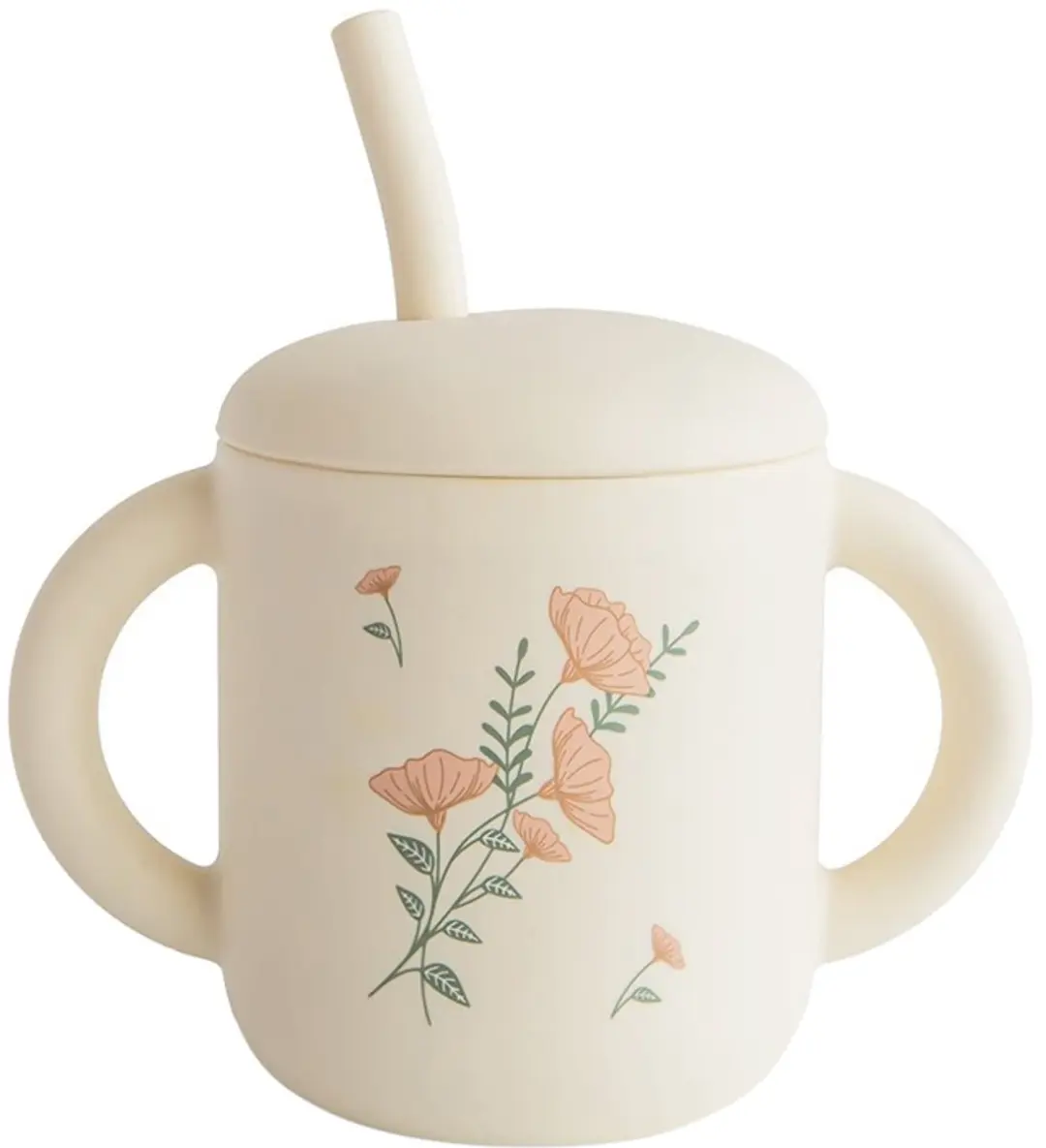 Mushie Drinkbeker met Rietje 175ml