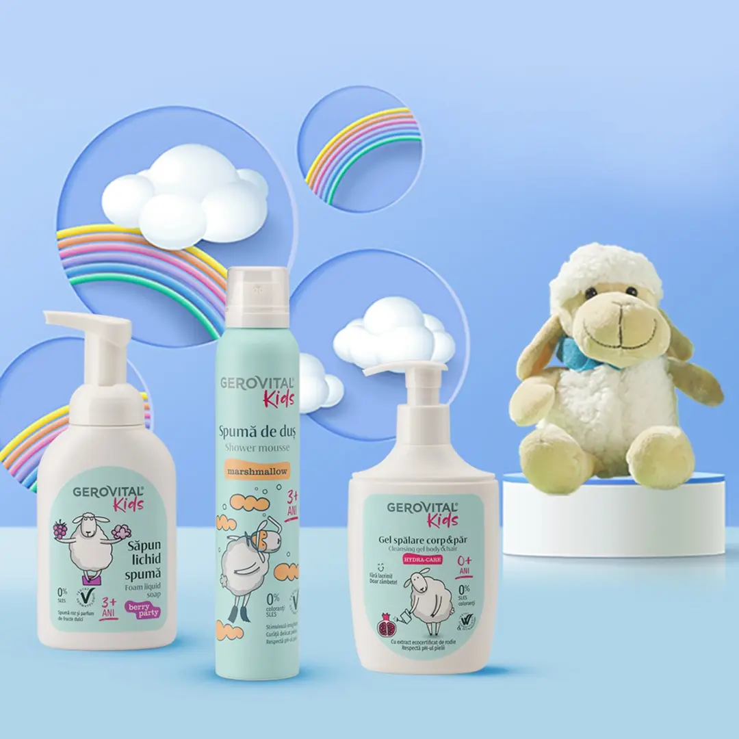 Gerovital KIDS Reinigingsgel Haar & Lichaam 300ml