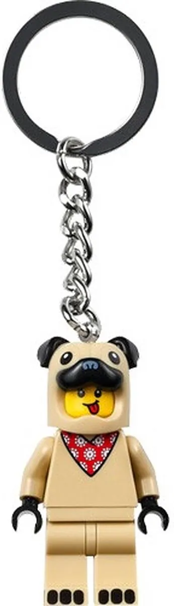 LEGO Sleutelhanger Jongen in Franse Bulldogpak