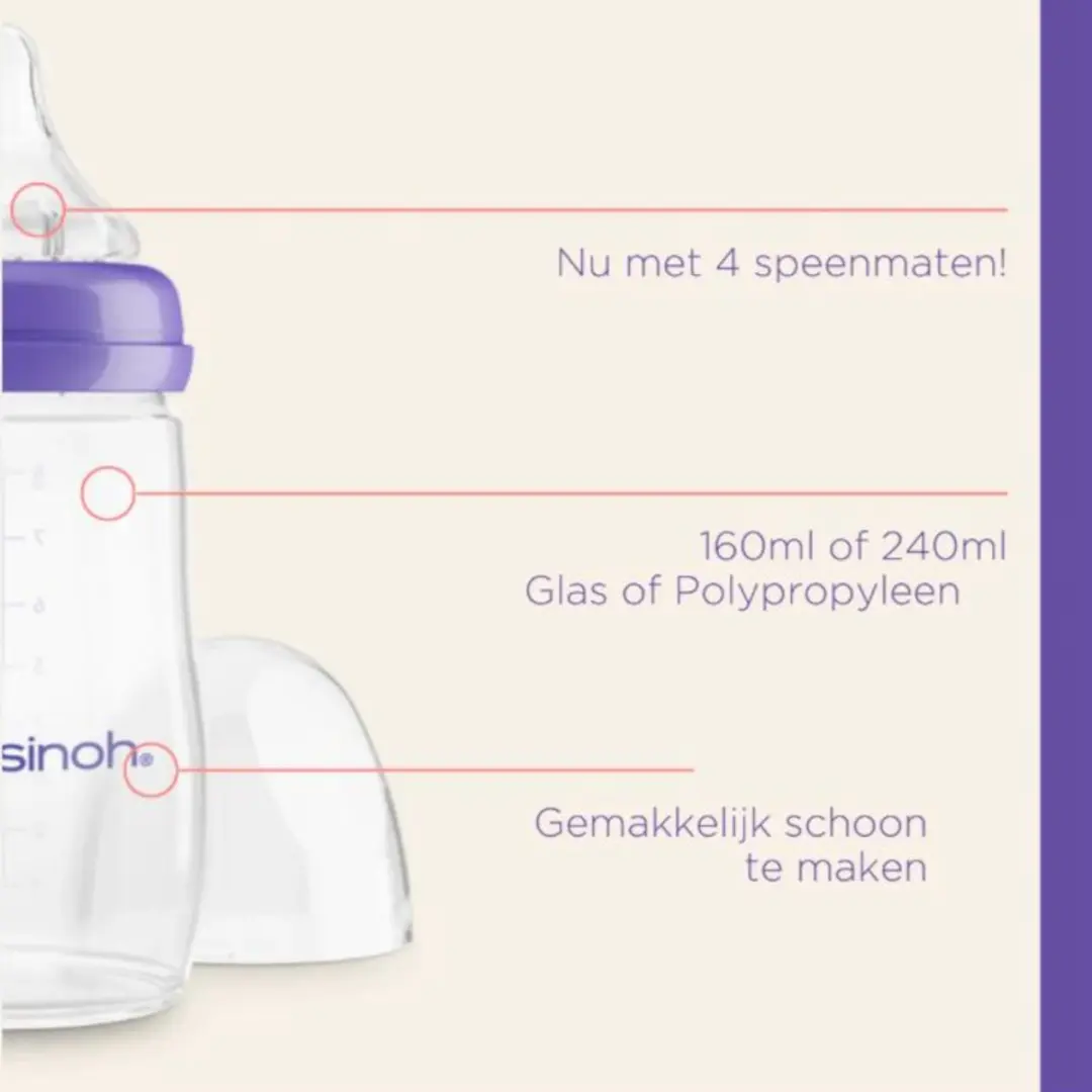 Lansinoh Drinkfles & NaturalWave Speen 160ml - Transparant - afbeelding 6 van 6