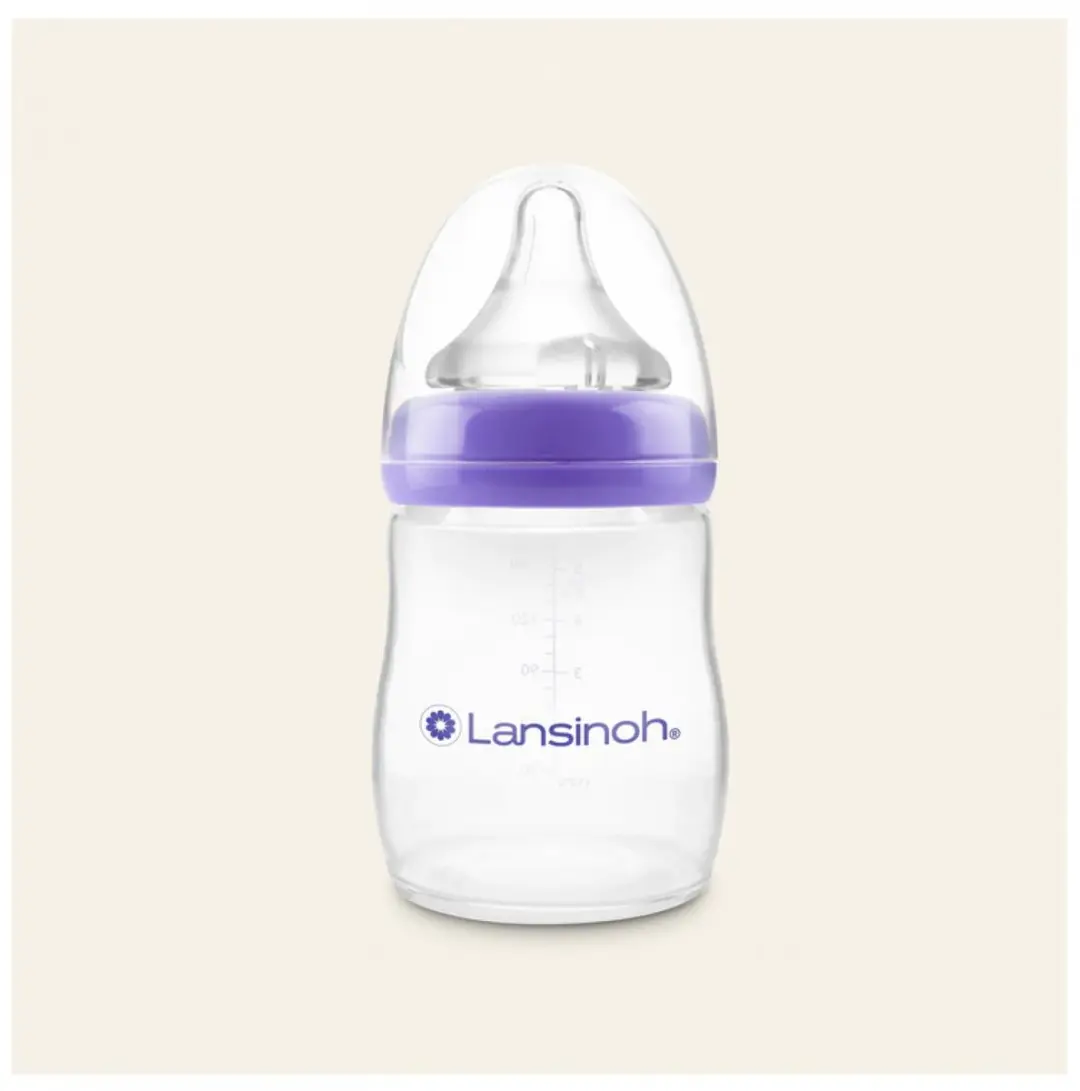Lansinoh Drinkfles & NaturalWave Speen 160ml - Transparant