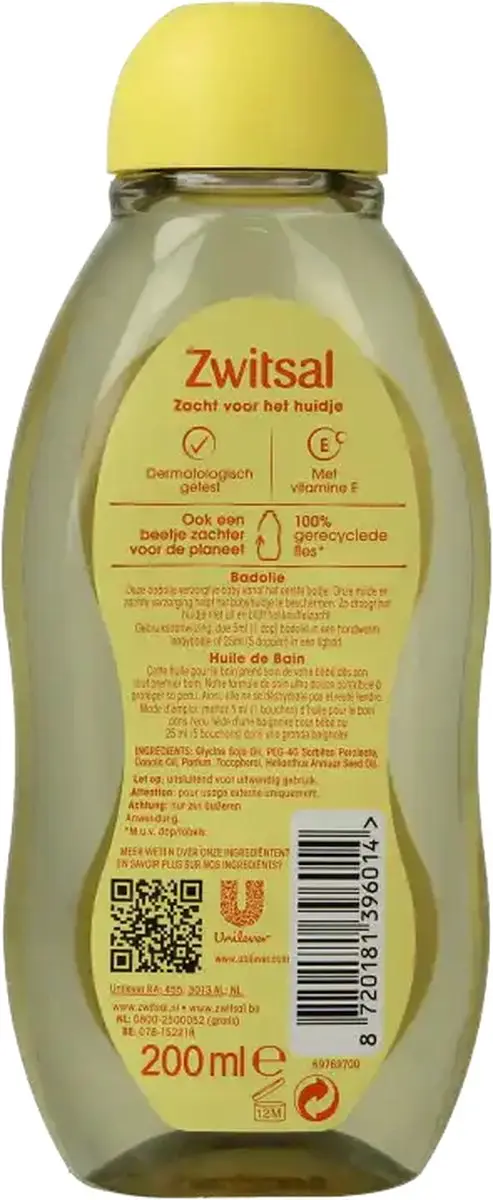 Zwitsal Badolie 200ml