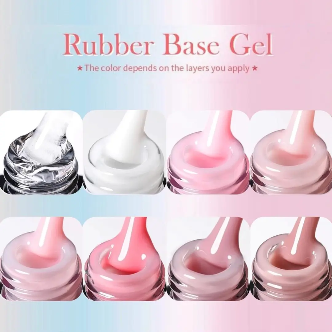 Born Pretty Rubber Base Set - 16 Stuks 14ml