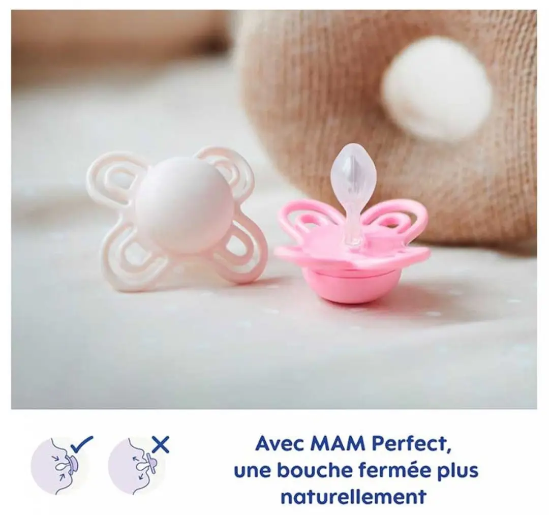 MAM 2 Suckers Perfect Nuit Tendance - 18+ Maanden - Blauw