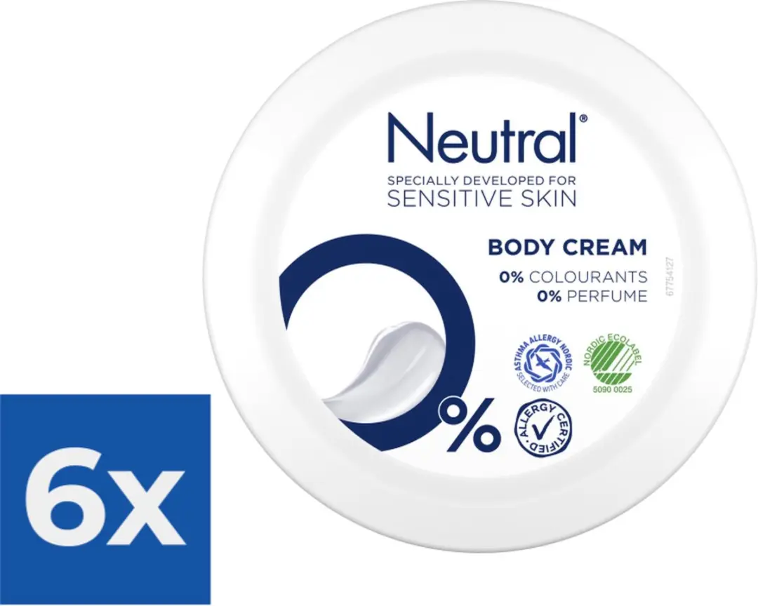 Neutral Parfumvrij Body Cream 250ml
