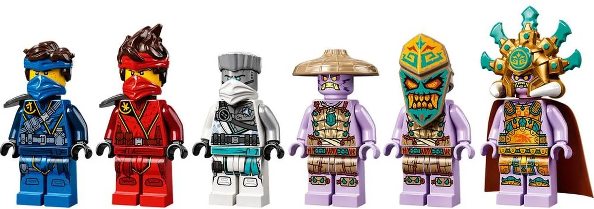 LEGO Ninjago Catamaran Zeeslag 71748 - 166 Stukken
