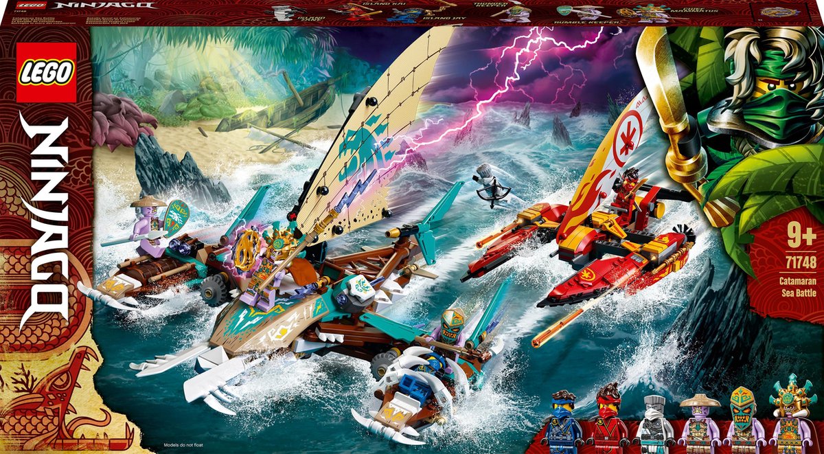 LEGO NINJAGO Catamaran Zeeslag - 71748