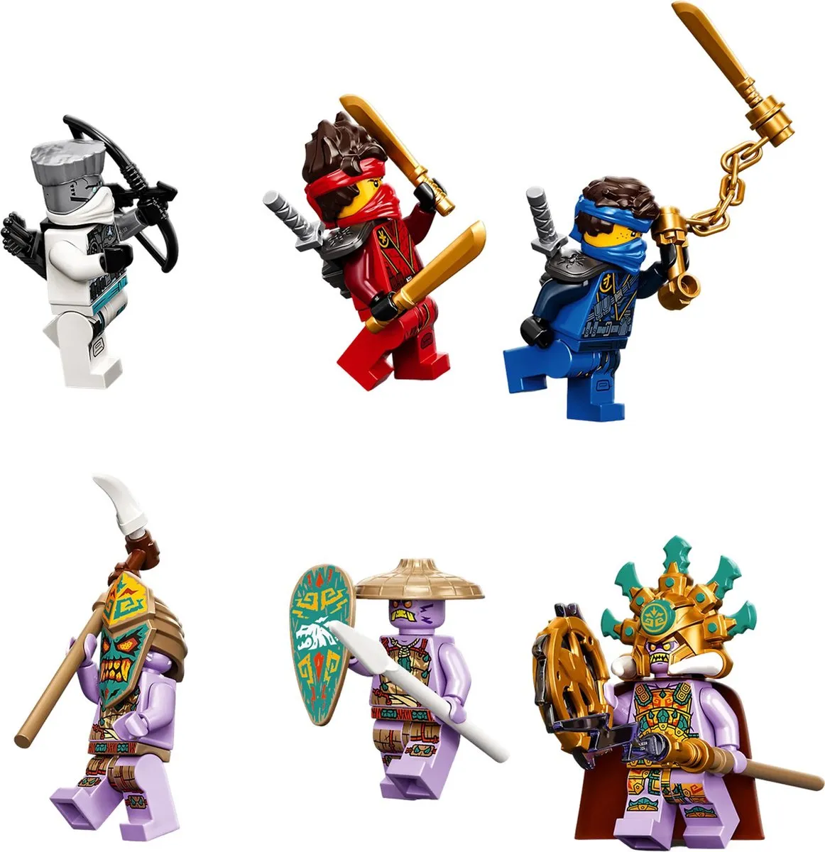 LEGO Ninjago Catamaran Zeeslag 71748 - 166 Stukken