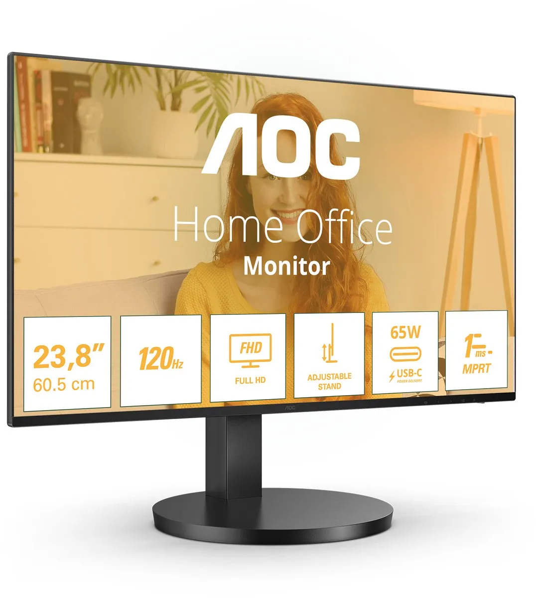AOC 24B3CF2 Full HD Monitor 24 inch - 100Hz - 1ms - FreeSync