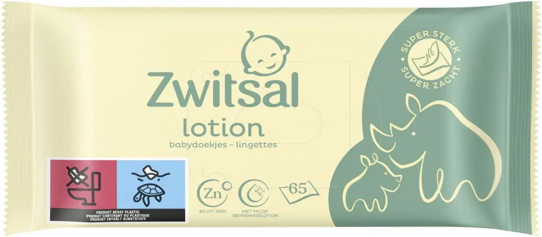 Zwitsal Billendoekjes Lotion 1560 Stuks - 24x65