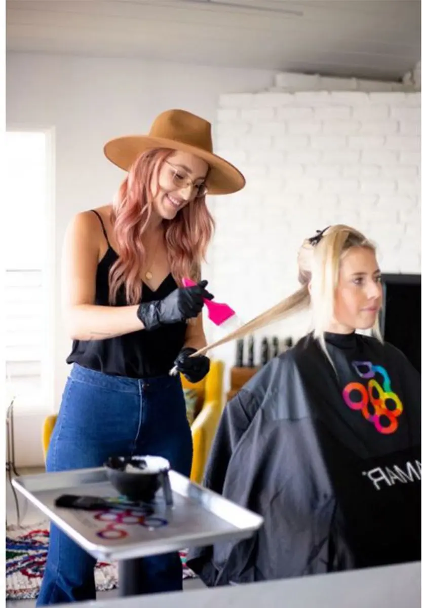 Framar Power Painter Haarverfkwasten Roze & Zwart
