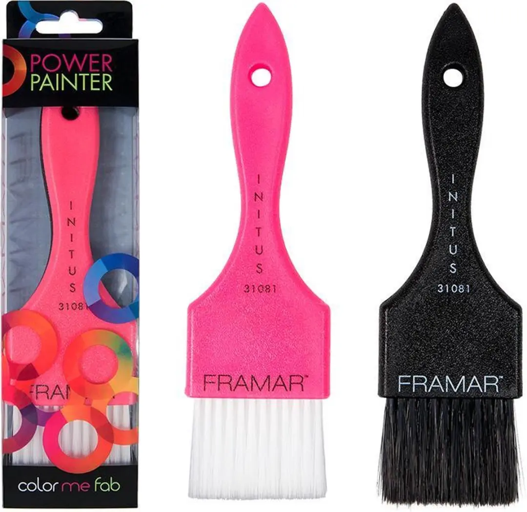 Framar Power Painter Haarverfkwasten Roze & Zwart