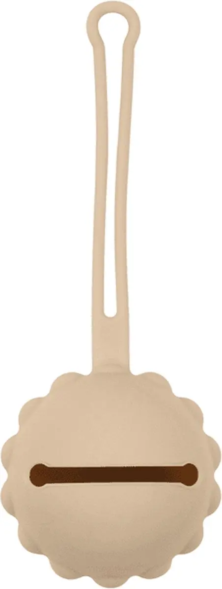 Nattou Silicone Fopspeenkokers 6cm - Zand